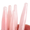 Natural Rose Quartz Guasha Scraping Massage Tool, Massage Wand for Acupuncture Therapy Stick 