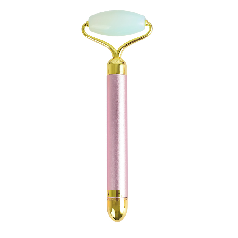 Oplite Jade Electric Jade Roller Facial Massager Natural Oplite Jade Beauty Bar Face Roller Kit, Arm Eye Nose Massage