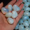 20mm 30mm 35mm Opalite Heart Shape Gemstone Beads Natural Opalite Crystal Hearts 