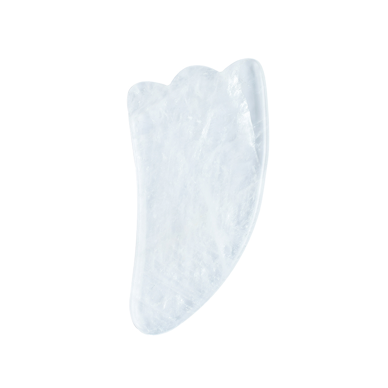 Horn Shaped Rock Quartz Gua Sha Massage Tool Natural Scraping board Body Scraper Crystal Scratching