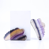 Natural Rainbow Fluorite Crystal Gua Sha Massage Tool Jade Gua Sha Stone